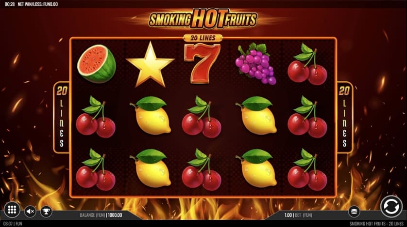 Ingyenes játék Smoking Hot Fruits 20