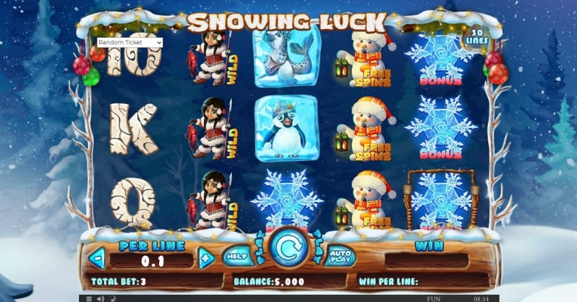 Ingyenes játék Snowing Luck Christmas Edition