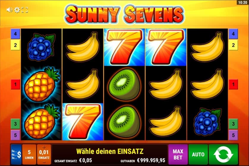 Ingyenes játék Sunny Sevens