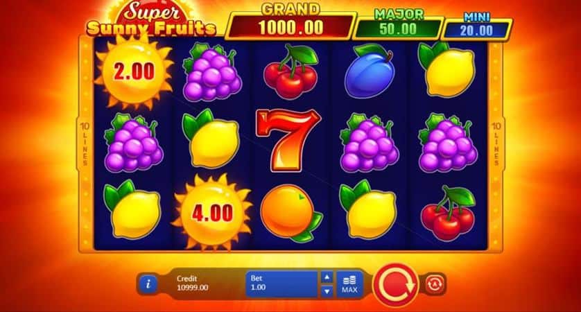 Ingyenes játék Super Sunny Fruits