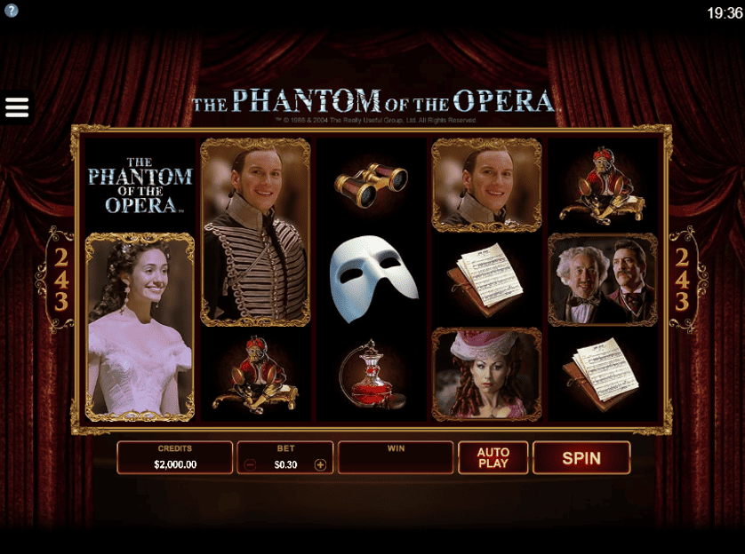 Ingyenes játék The Phantom Of The Opera