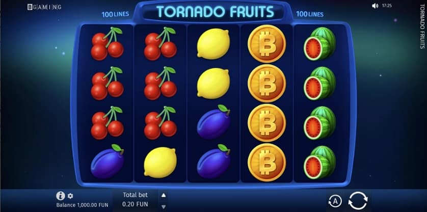Ingyenes játék Tornado Fruits