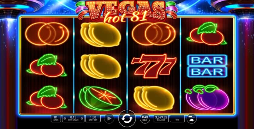 Ingyenes játék Vegas Hot 81