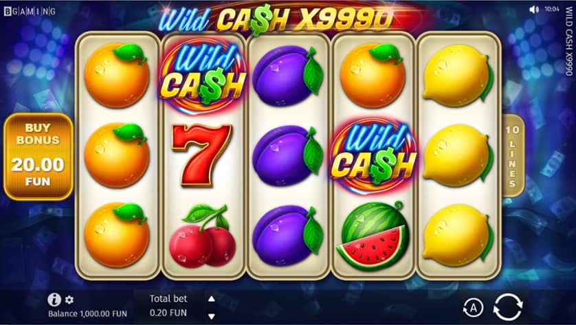Ingyenes játék Wild Cash x9990