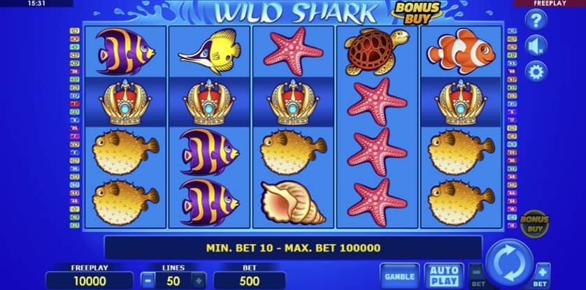 Ingyenes játék Wild Shark Bonus