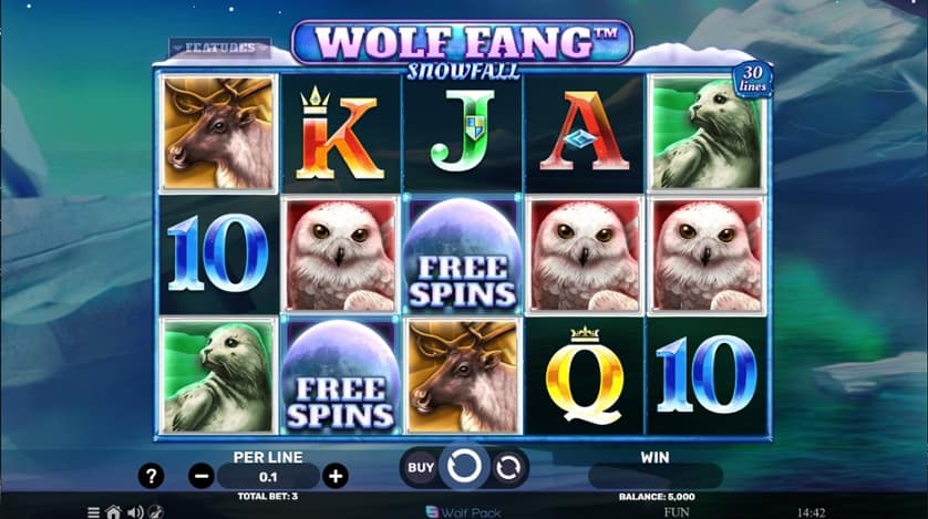 Ingyenes játék Wolf Fang Snowfall