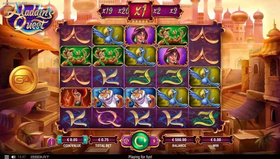 Ingyenes játék Aladdin’s Quest