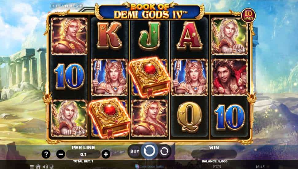 Ingyenes játék Book of Demi Gods IV – The Golden Era