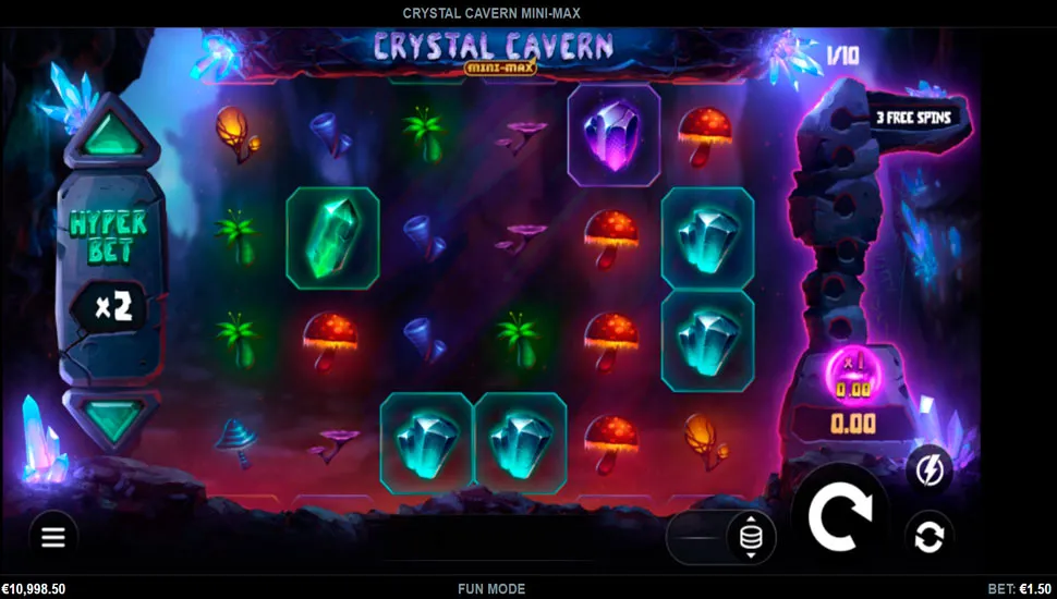 Ingyenes játék Crystal Cavern Mini-Max