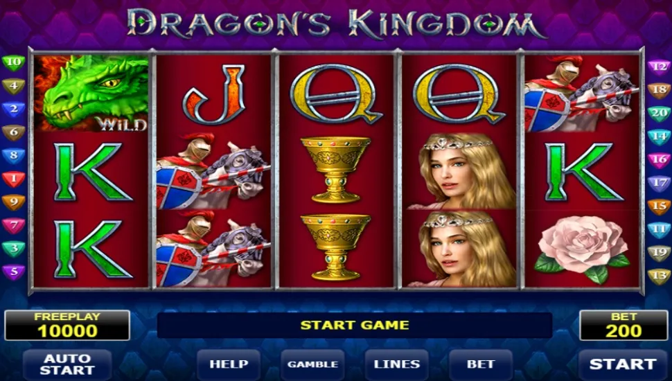Ingyenes játék Dragon’s Kingdom