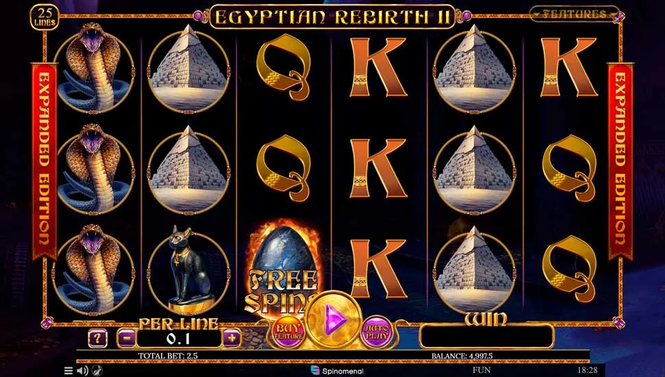 Ingyenes játék Egyptian Rebirth II Expanded Edition