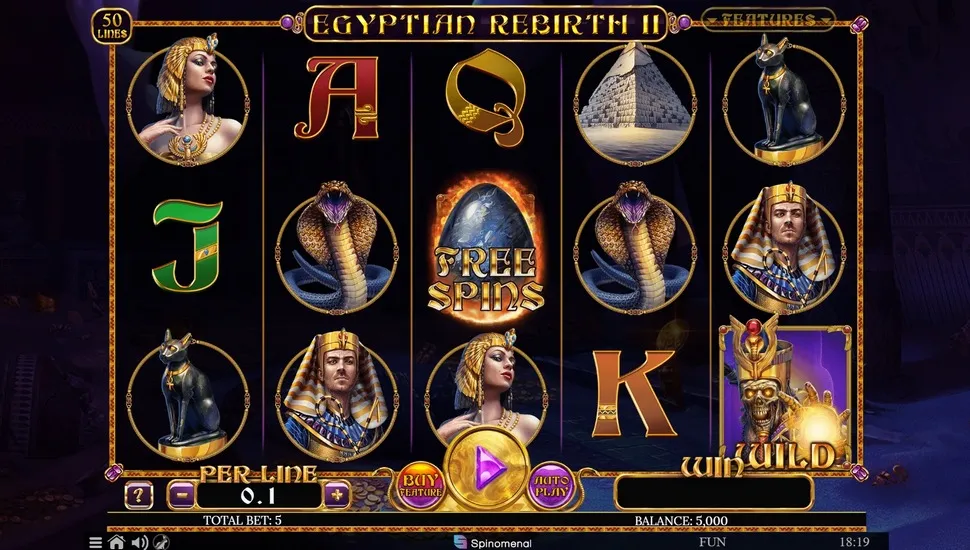 Ingyenes játék Egyptian Rebirth II