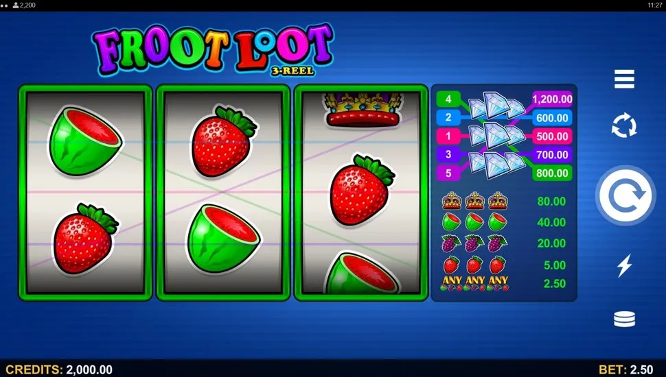 Ingyenes játék Froot Loot 3-Reel