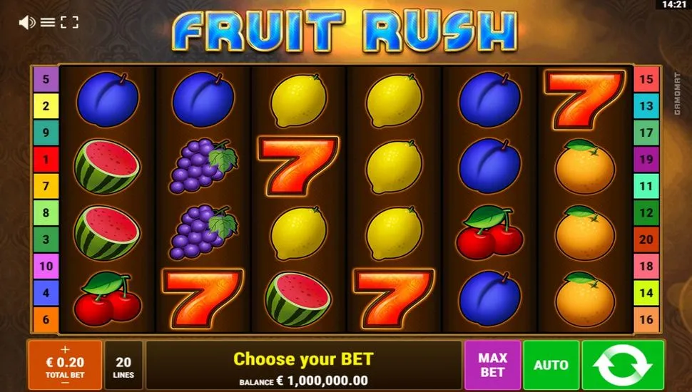 Ingyenes játék Fruit Rush