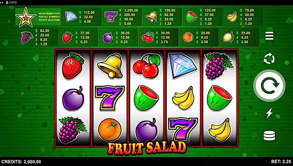 Ingyenes játék Fruit Salad