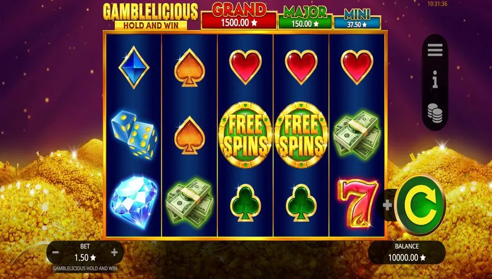 Ingyenes játék Gamblelicious Hold and Win