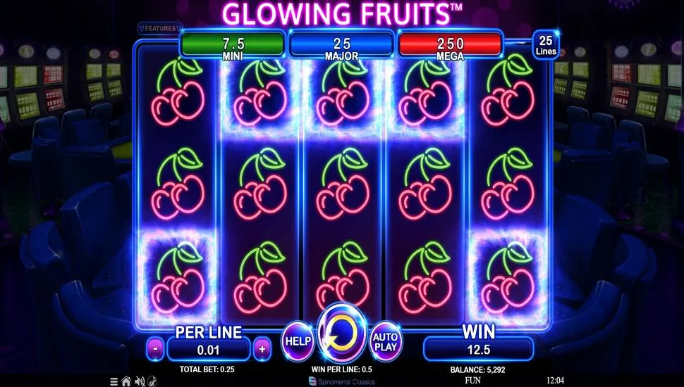 Ingyenes játék Glowing Fruits