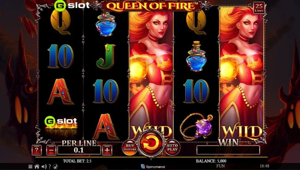 Ingyenes játék Gslot Queen of Fire