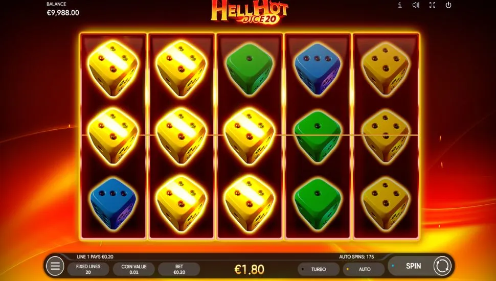 Ingyenes játék Hell Hot Dice 20