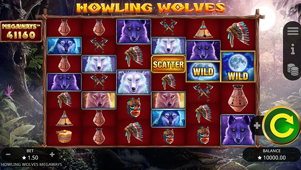 Ingyenes játék Howling Wolves Megaways TM