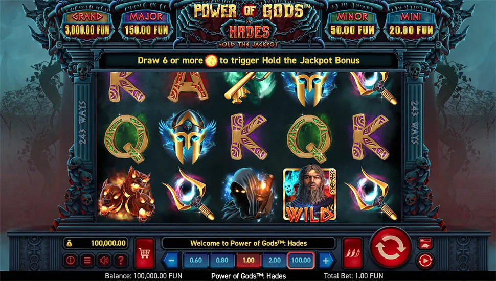 Ingyenes játék Power of Gods: Hades Hold the Jackpot