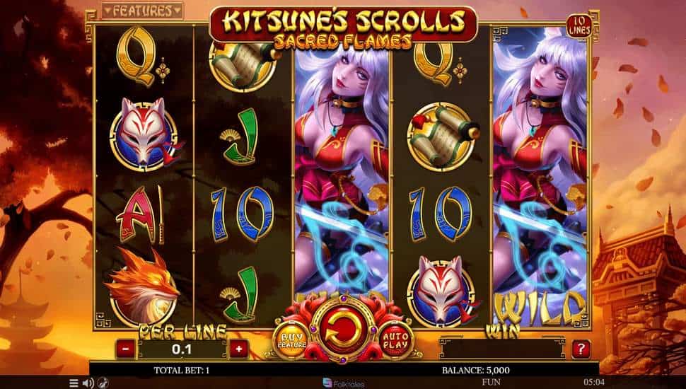 Ingyenes játék Kitsune’s Scrolls Sacred Flames