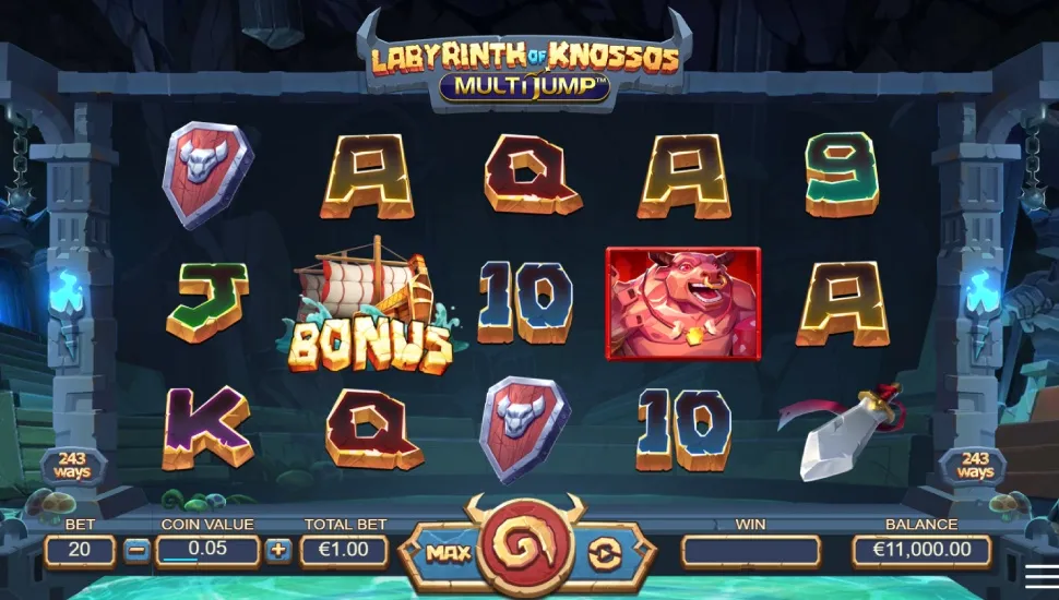 Ingyenes játék Labyrinth of Knossos Multijump