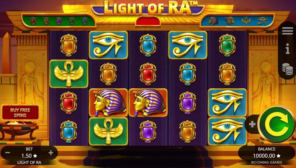 Ingyenes játék Light of Ra