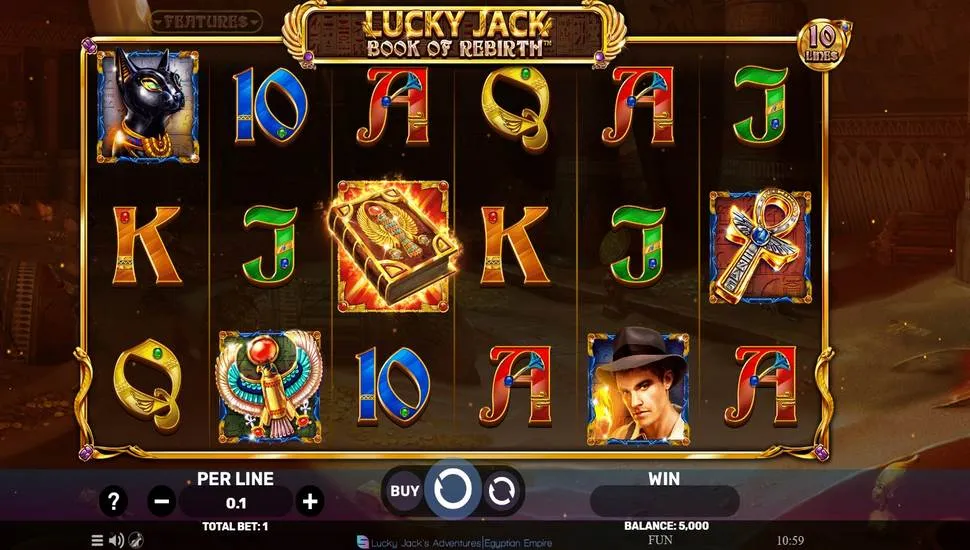 Ingyenes játék Lucky Jack – Book Of Rebirth