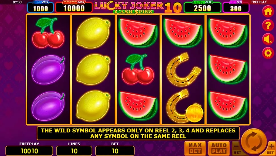 Ingyenes játék Lucky Joker 10 Cash Spins