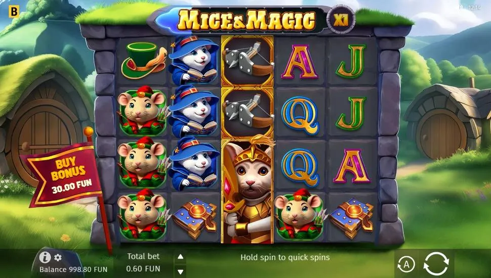 Ingyenes játék Mice and Magic Wonder Spin