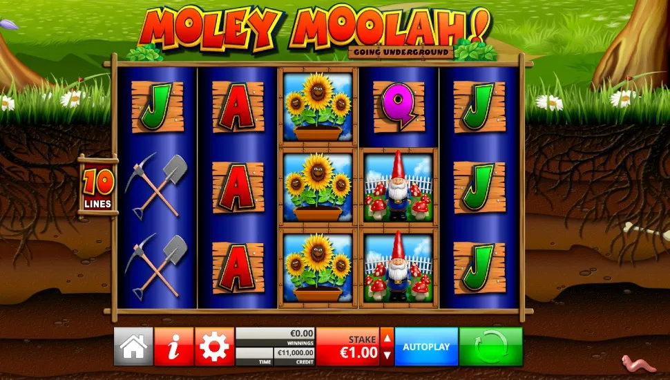 Ingyenes játék Moley Moolah! Going Underground