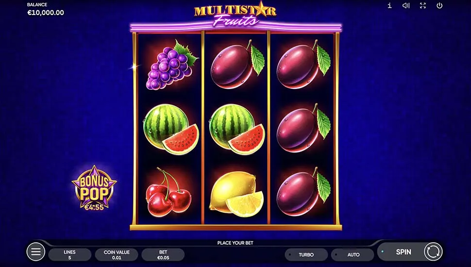 Ingyenes játék Multistar Fruits