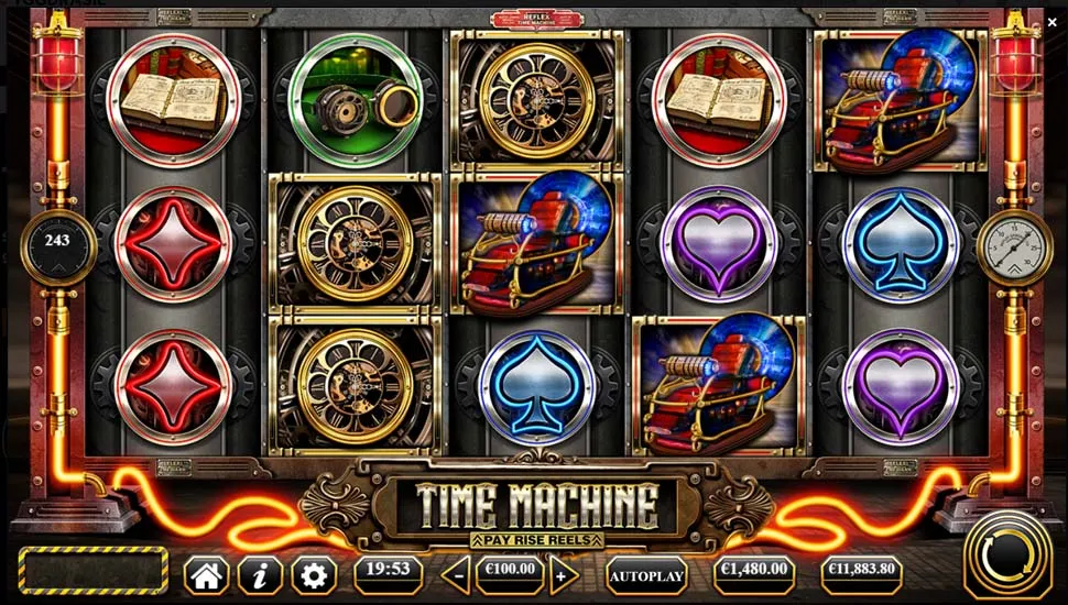 Ingyenes játék Time Machine Pay Rise Reels