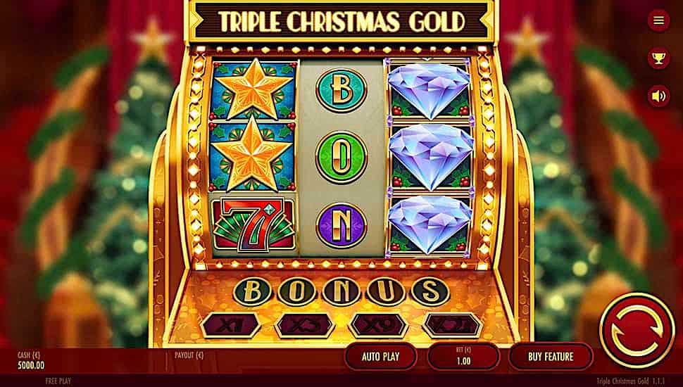 Ingyenes játék Triple Christmas Gold