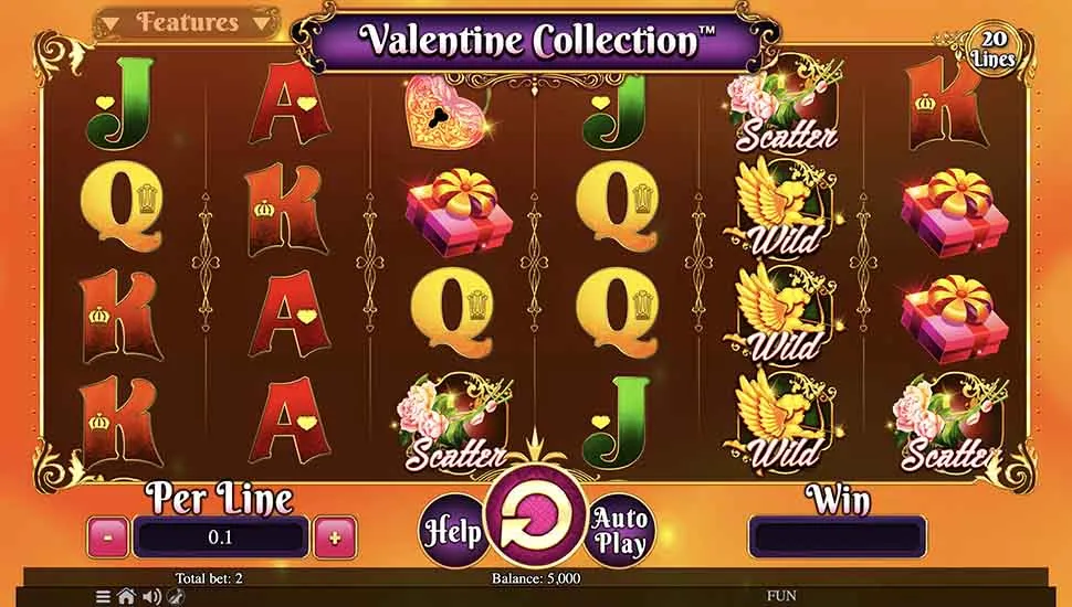 Ingyenes játék Valentine Collection 20 Lines