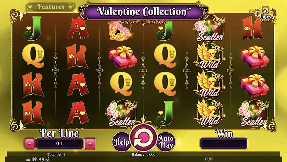 Ingyenes játék Valentine Collection 30 Lines