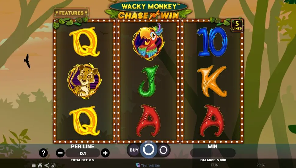 Ingyenes játék Wacky Monkey Chase ‘N’ Win
