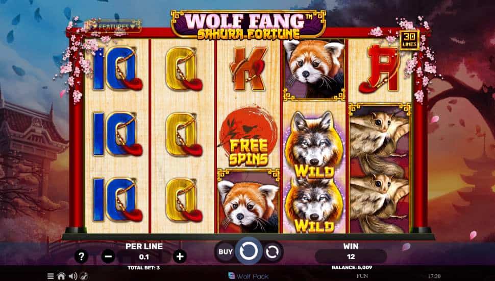 Ingyenes játék Wolf Fang Sakura Fortune