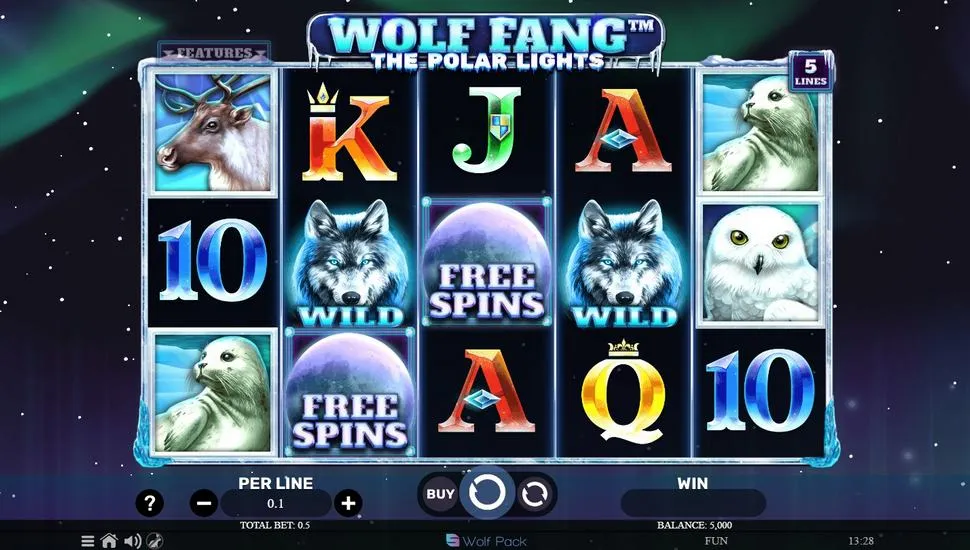 Ingyenes játék Wolf Fang The Polar Lights